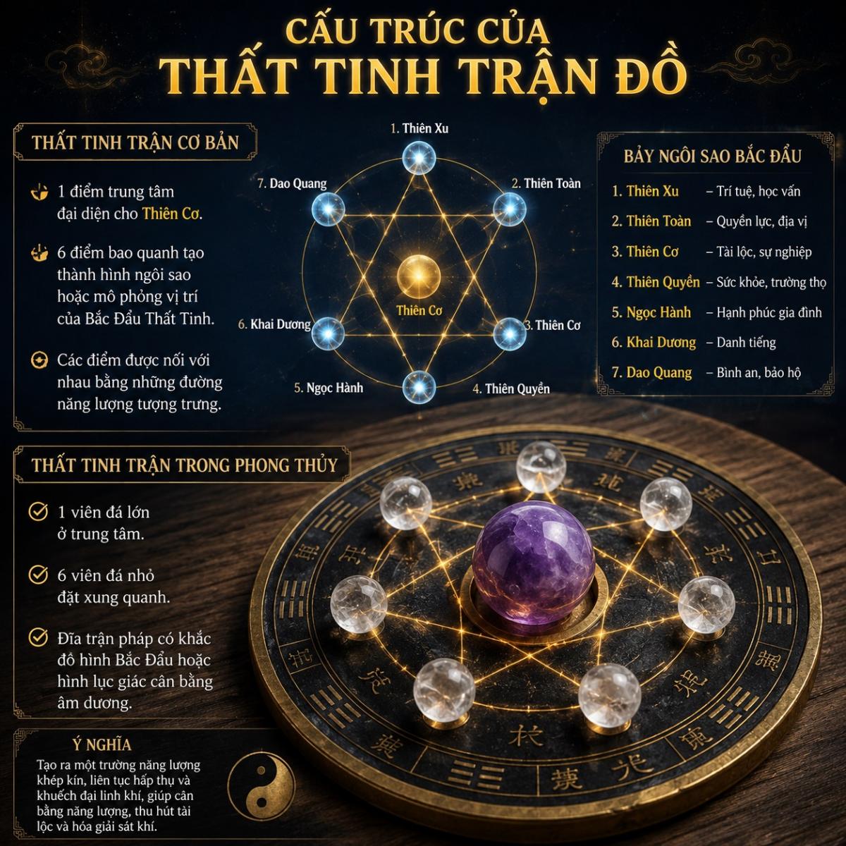 Cấu trúc của thất tinh trận đồ