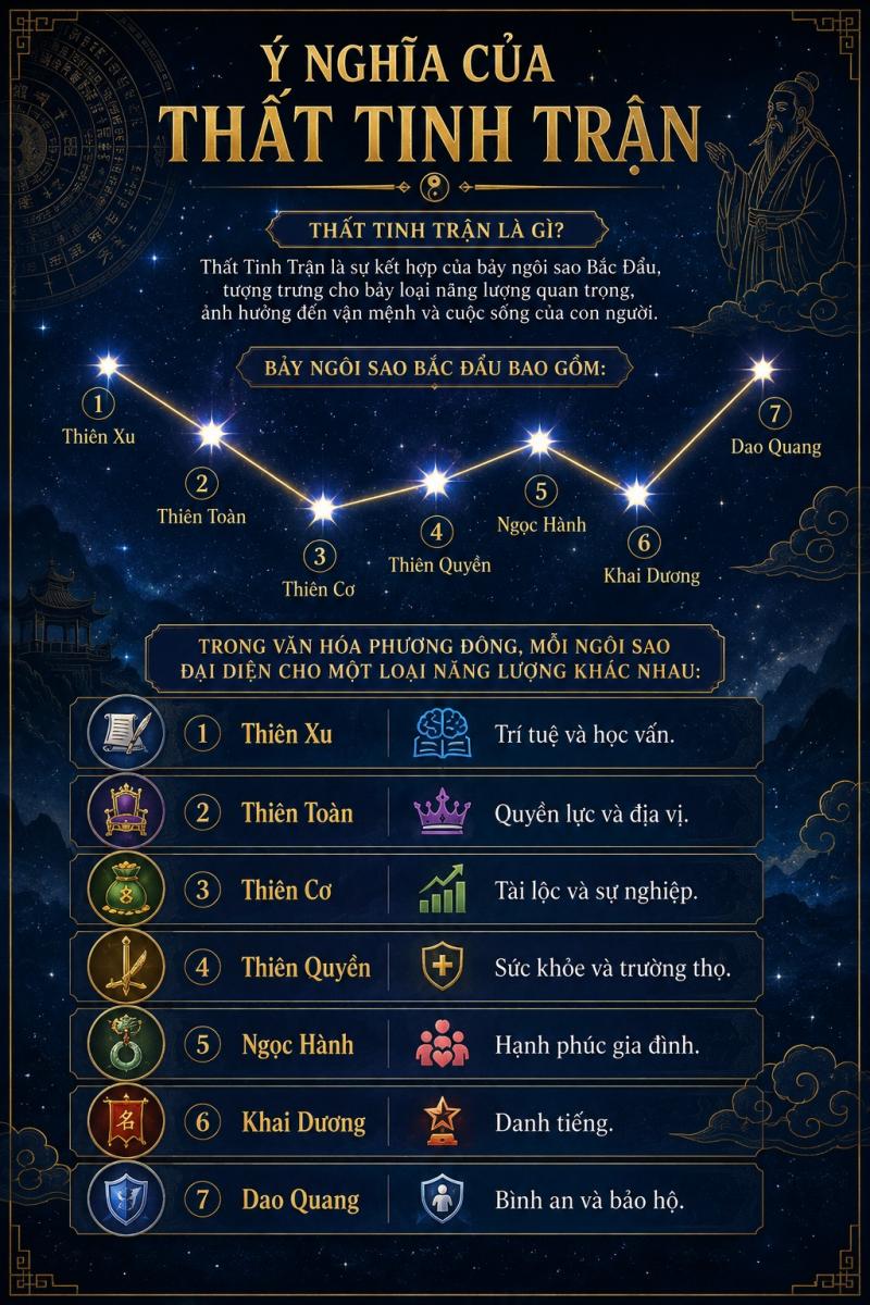 Ý nghĩa của thất tinh trận đồ