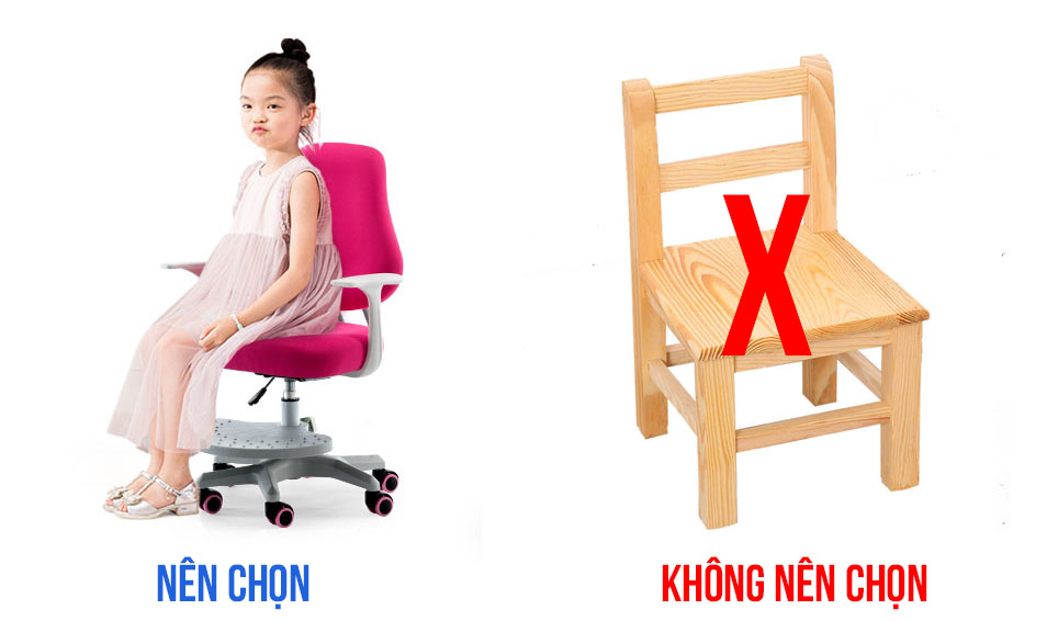 Cách chọn ghế học cho bé
