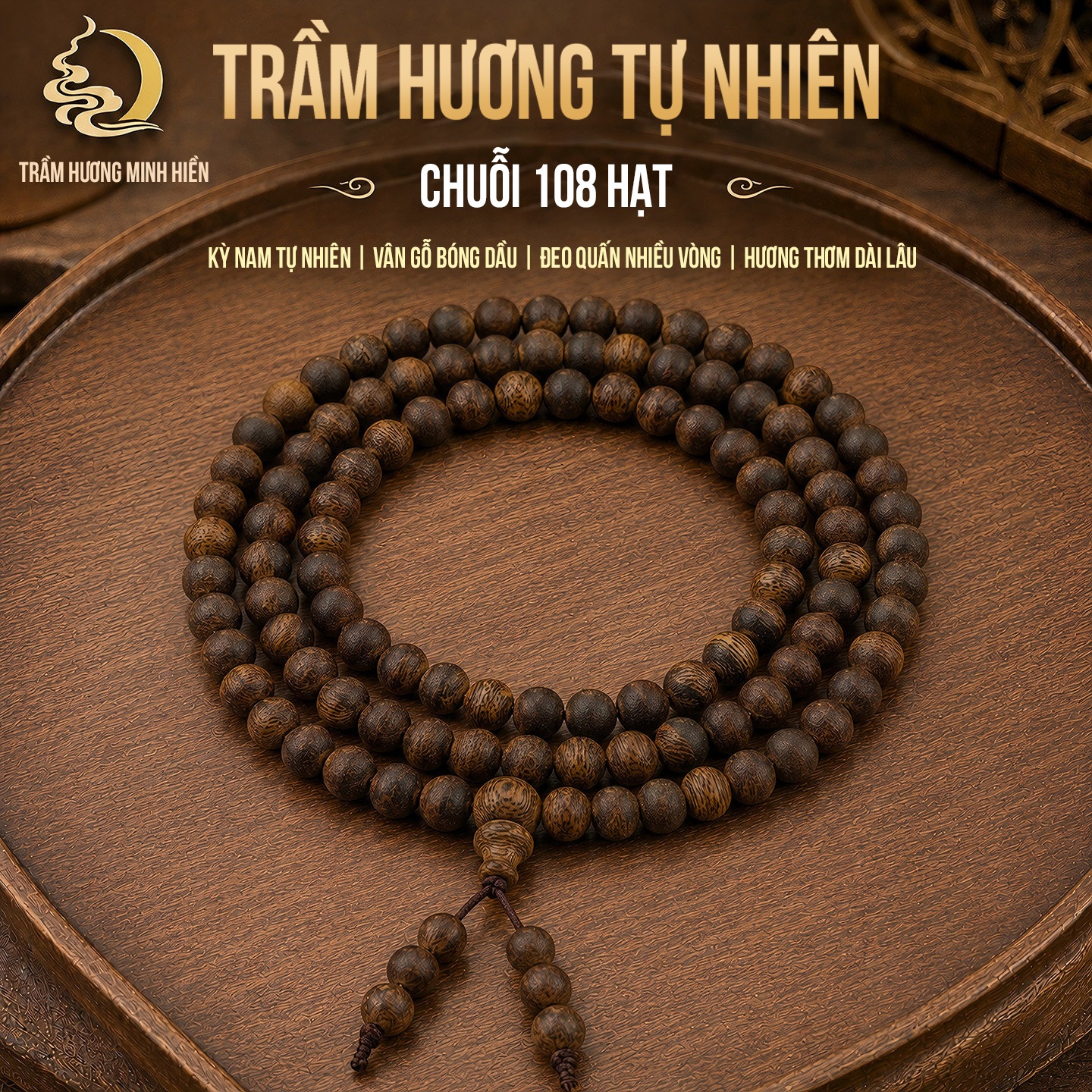 Vòng tay chuỗi trầm hương